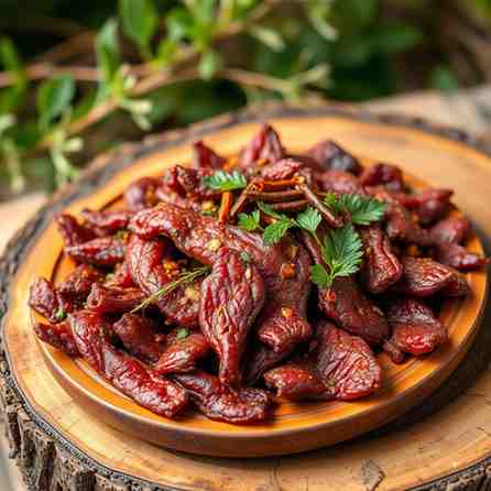 Homemade Spiced Dried Beef - Africa Food Recipe